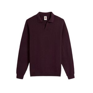 Dandy Del Mar The Sebastian Long Sleeve Polo Shirt Amethyst XL